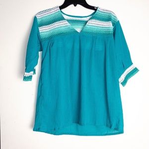 NWOT Mexican Handmade Boho Top